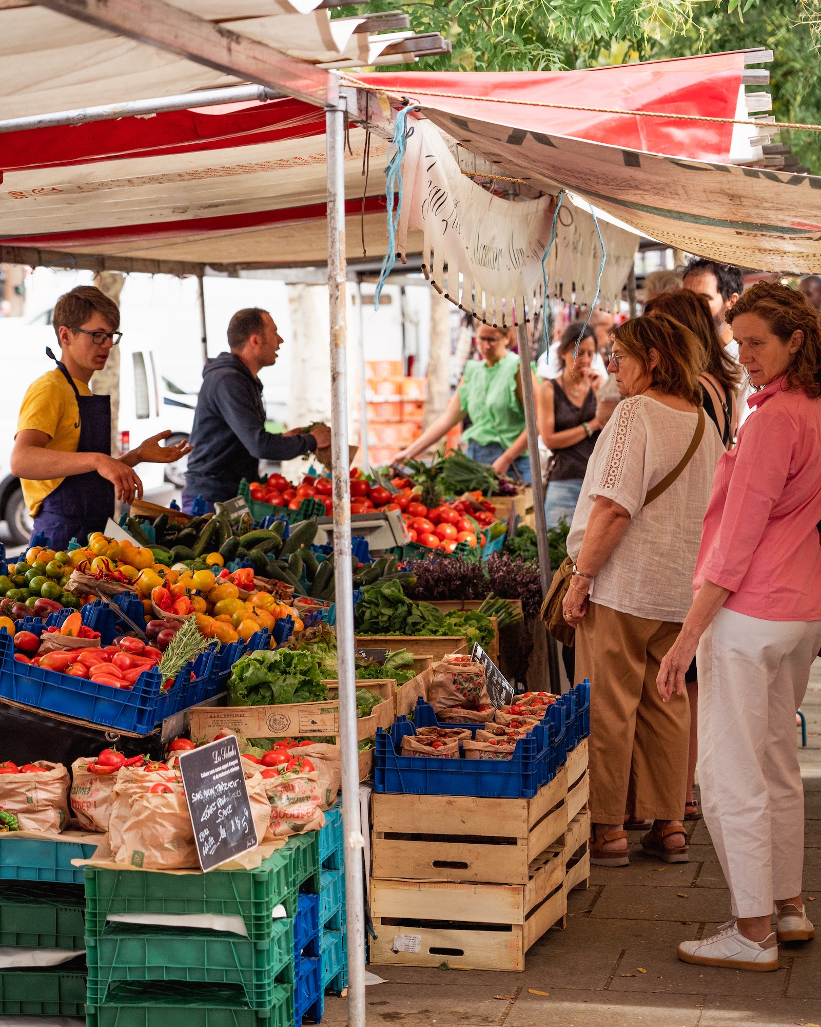 Paris food market
